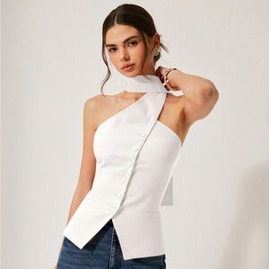 Commense halter wrap top